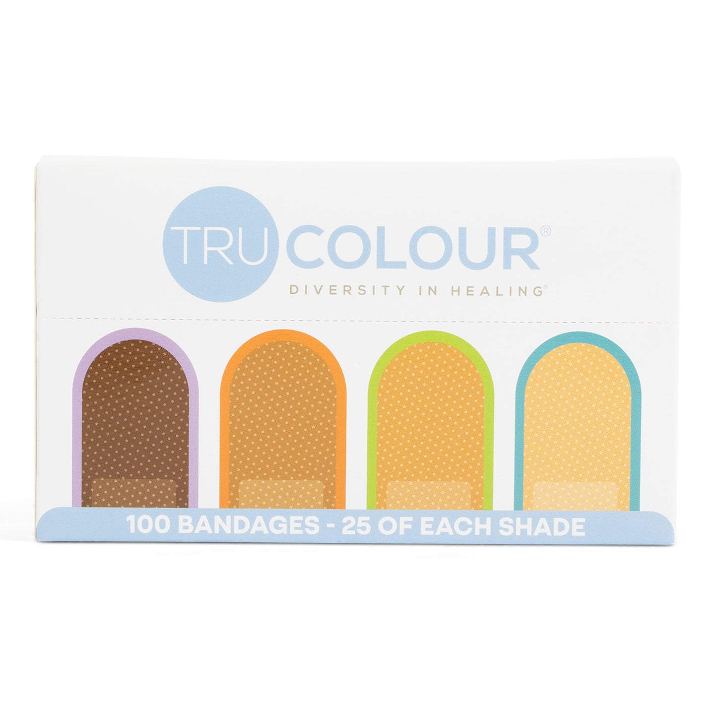 TruColour Beige / Olive / Brown / Dark Brown Adhesive Strip, 1 x 3 Inch