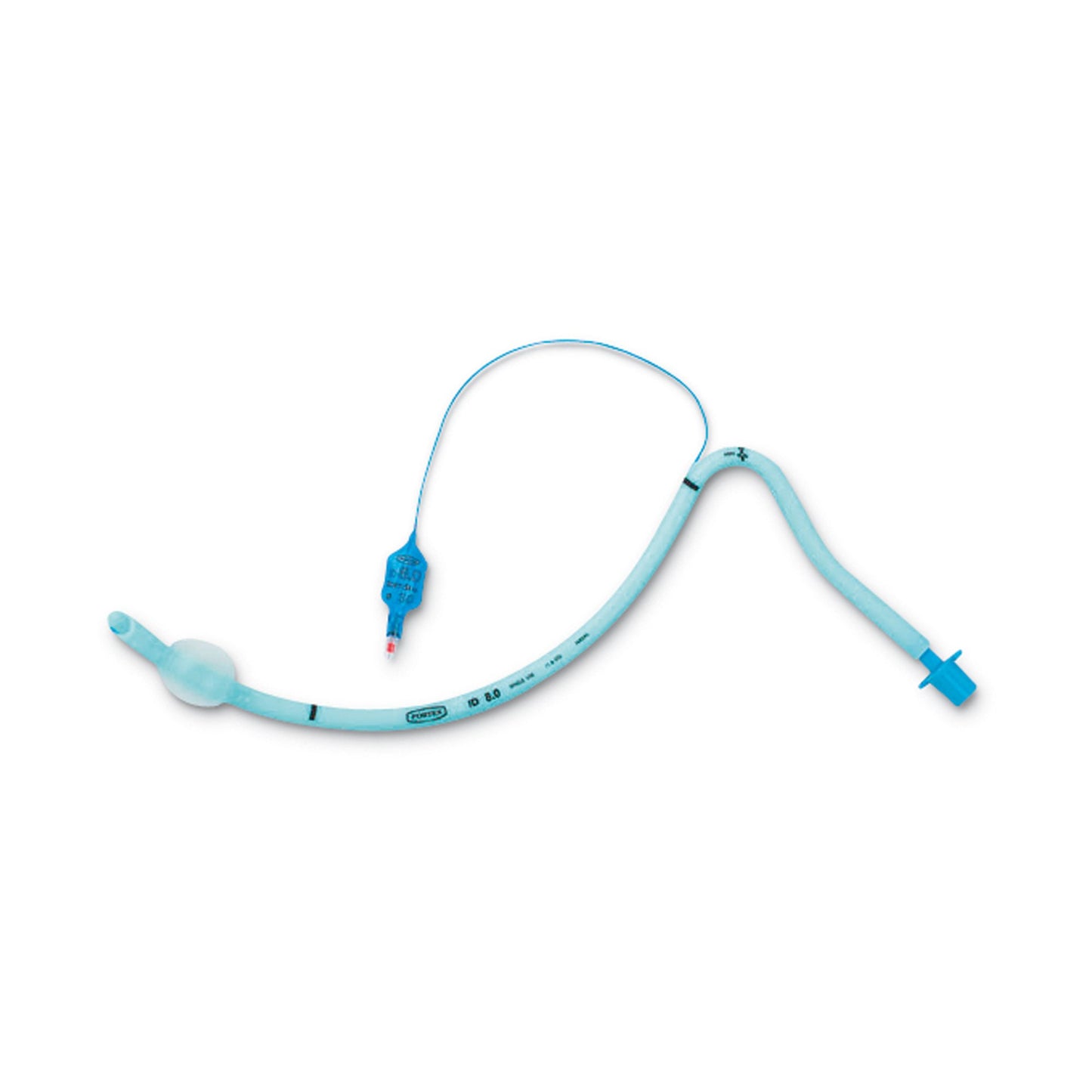 Uncuffed Endotracheal Tube Curved 7.0 mm ID Adult Murphy Eye