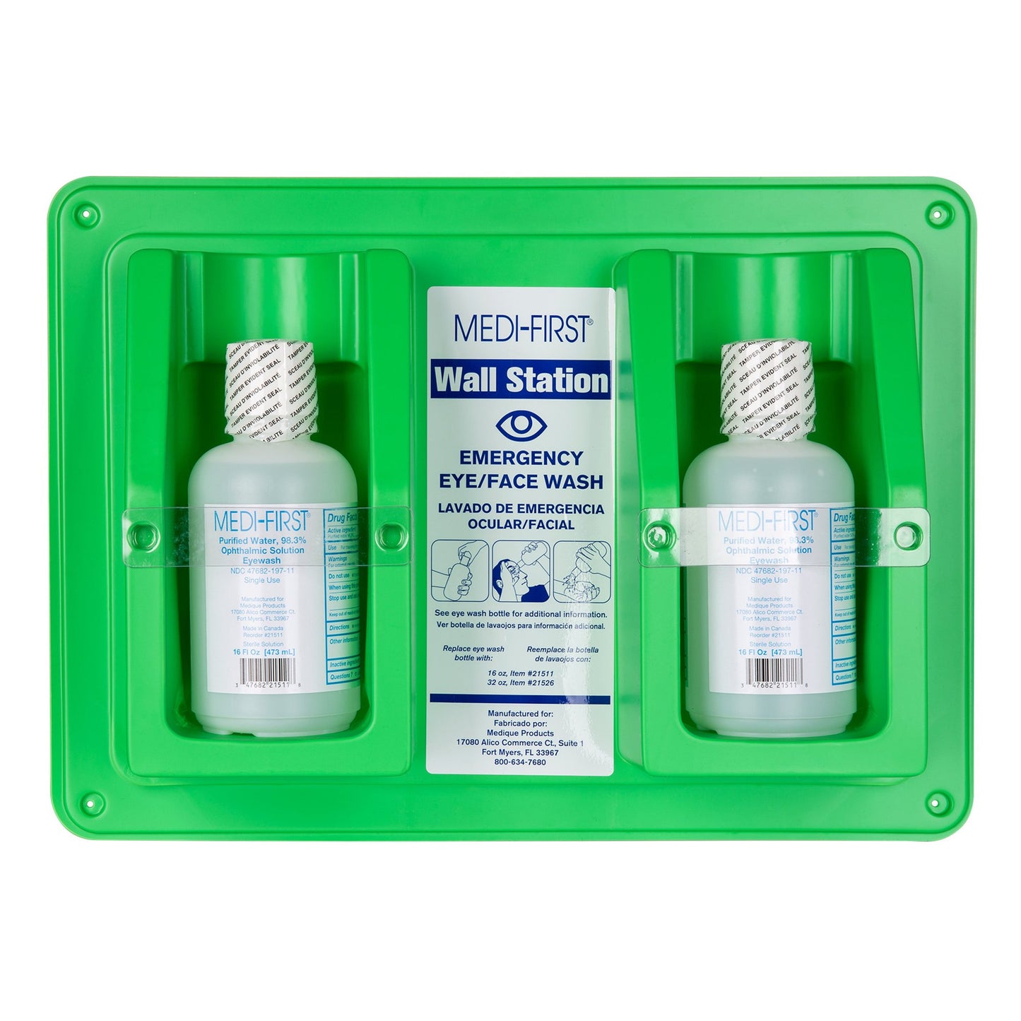 Medi-First Eye/Face Wash, 16-ounce squeeze bottle
