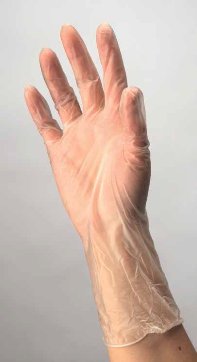 Esteem™ Vinyl Exam Glove, Medium, Clear