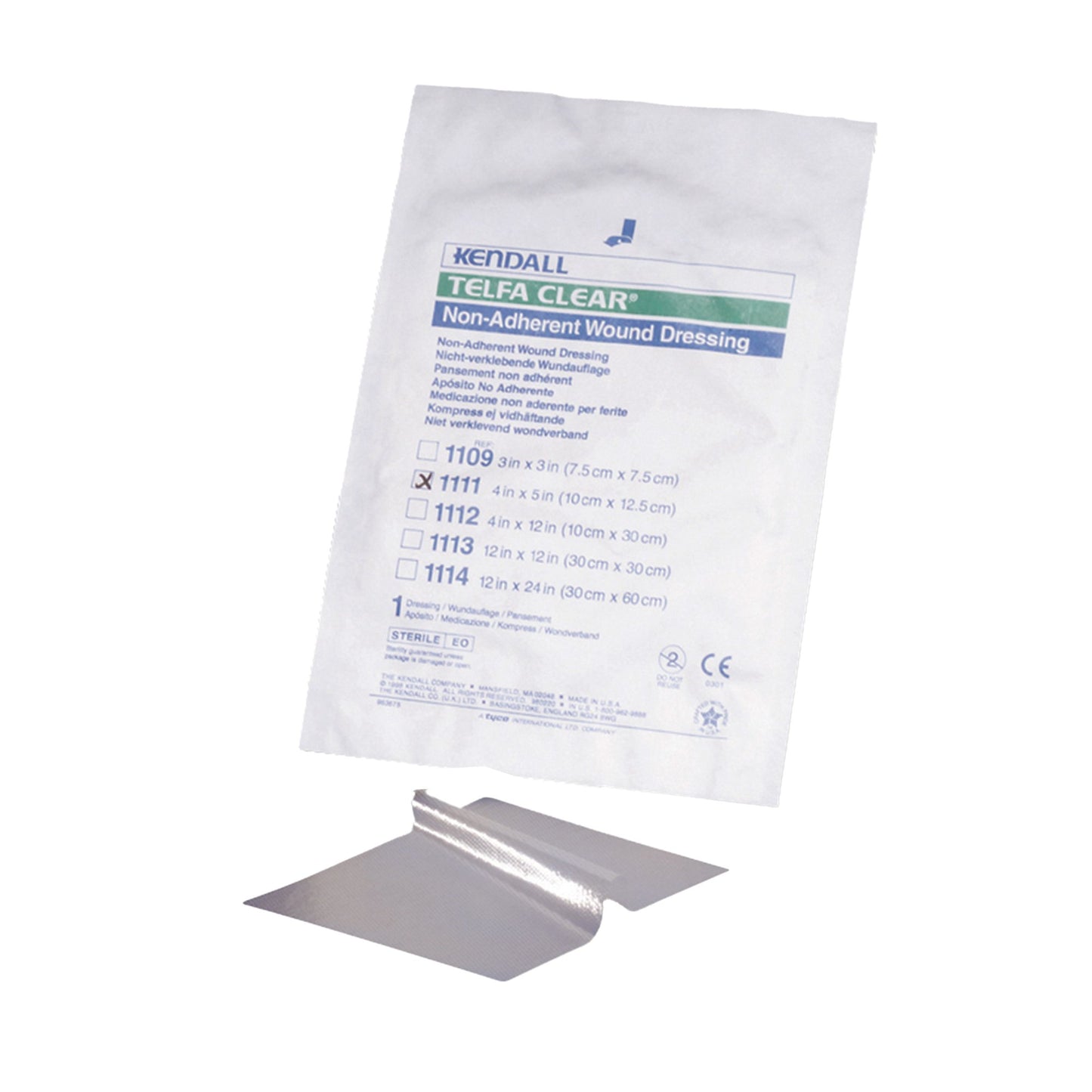 Telfa Clear Nonadherent Dressing, 4 x 5 Inch