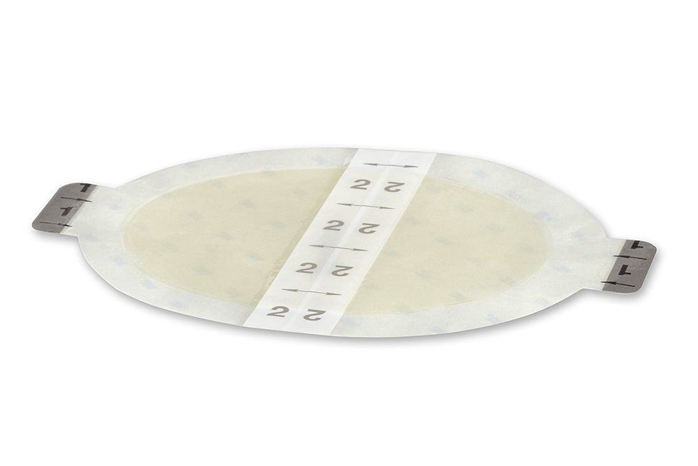 3M™ Tegaderm™ Thin Oval Hydrocolloid Dressing, 5¼ x 6 Inch