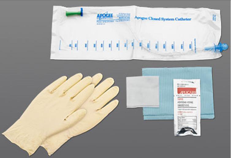 Apogee Intermittent Catheter Kit, 14 Fr., Straight