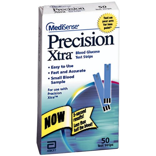Precision Xtra Blood Glucose Test Strips
