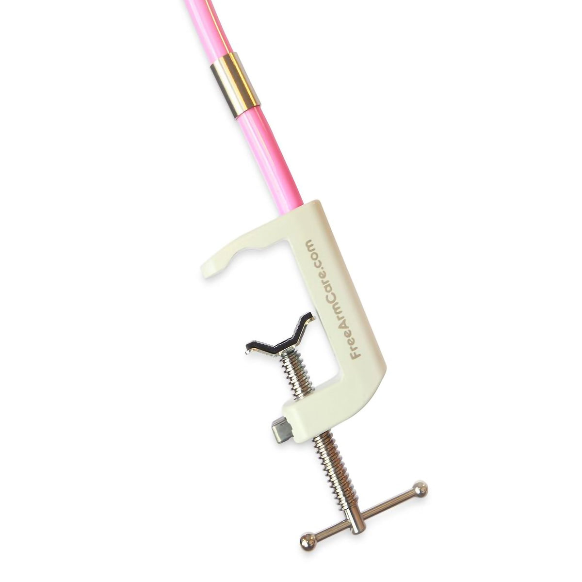 Feeding Tube / Infusion Bag Holder FreeArm Muscle Pink For Feeding Bags, Gravity Sryinges, Lightweight Feeding Pumps