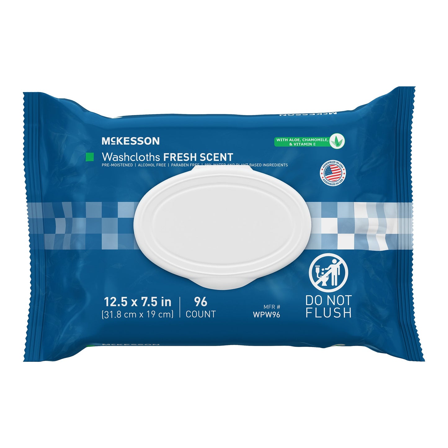 McKesson Fresh Scent Personal Cleansing Wipe, Nonflushable