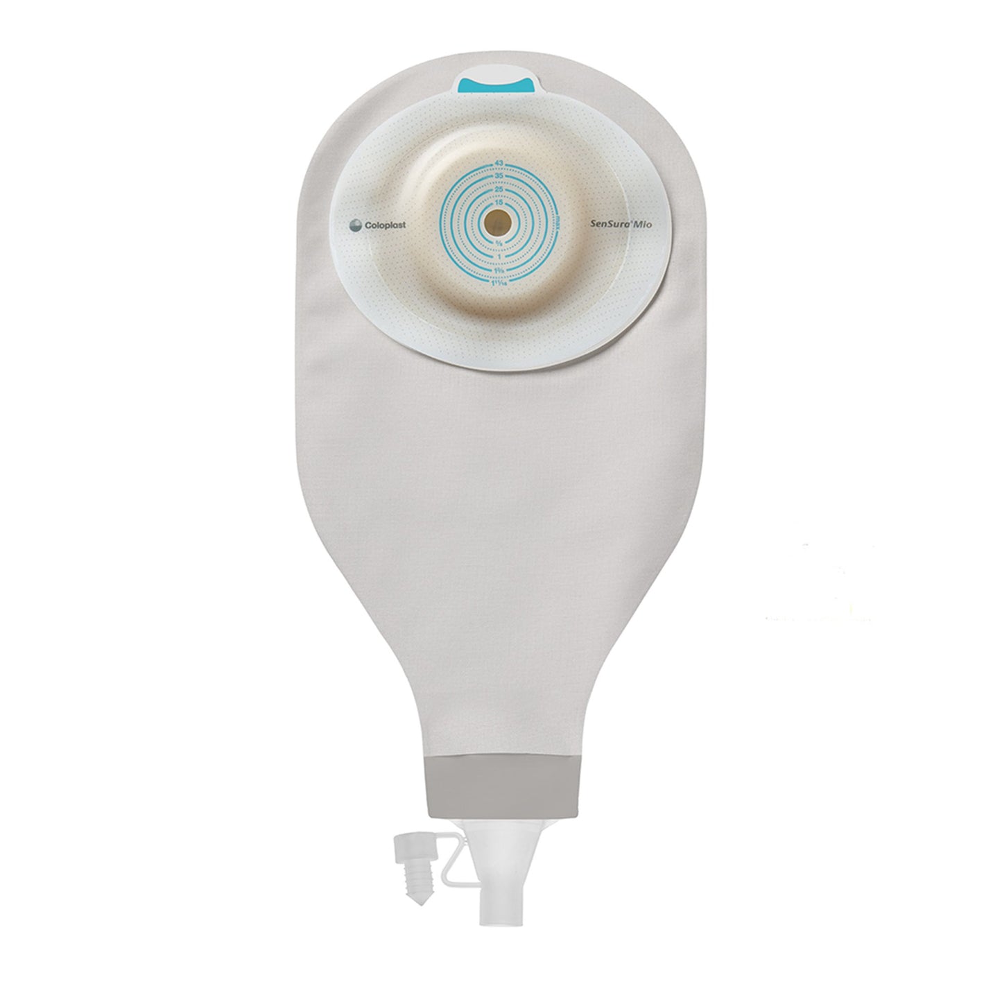 SenSura Mio High Output 1-Piece Transparent Ostomy Pouch, 10 – 43 mm Stomas