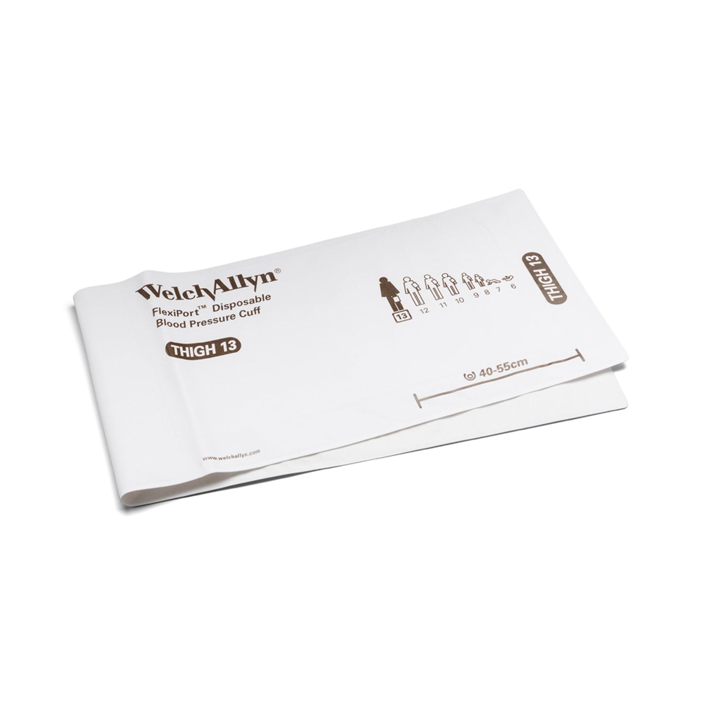 FlexiPort Soft Disposable Blood Pressure Cuff, One-Tube, Size 11