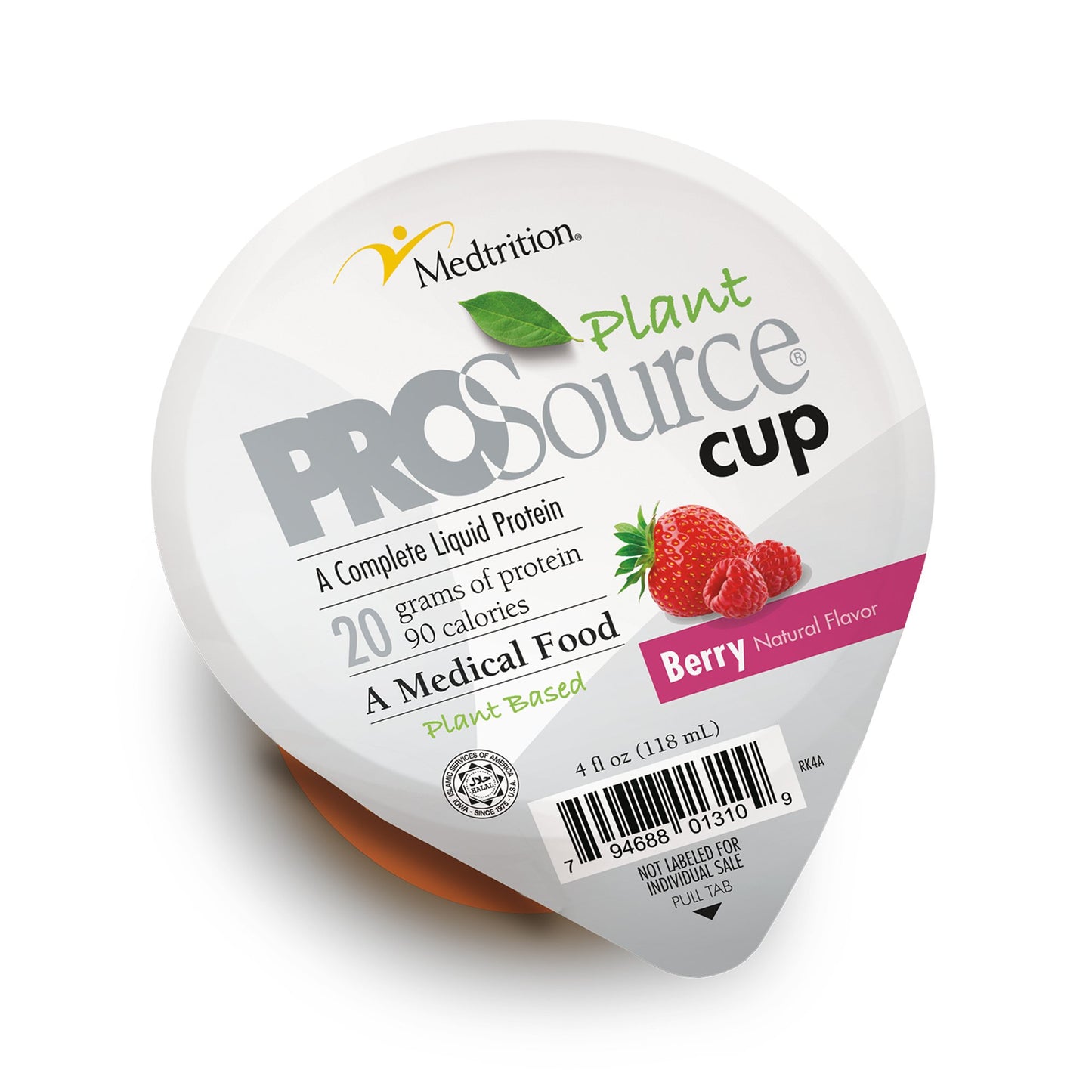 Oral Supplement ProSource Plant Cup Berry Flavor Liquid 4 oz. Cup