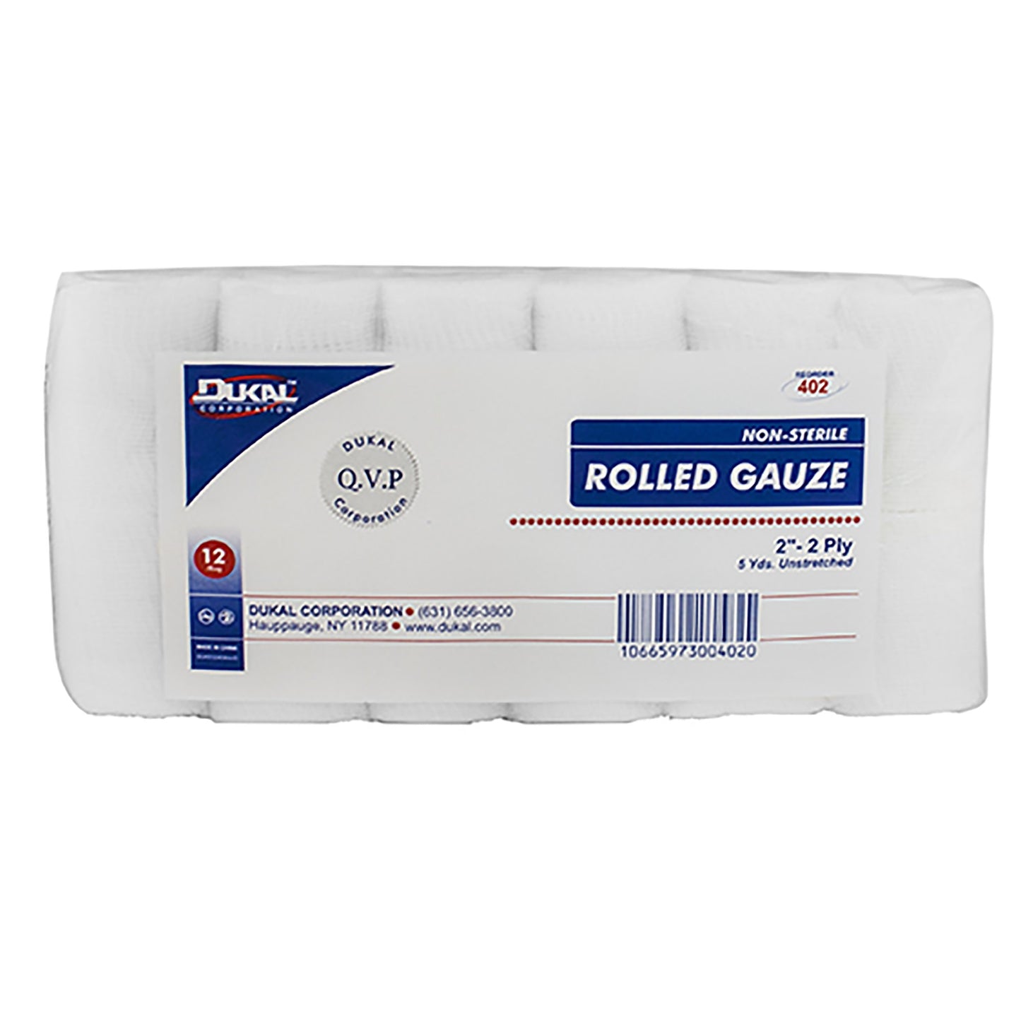 Dukal™ Conforming Bandage, 2 Inch x 5 Yard, Two-Ply