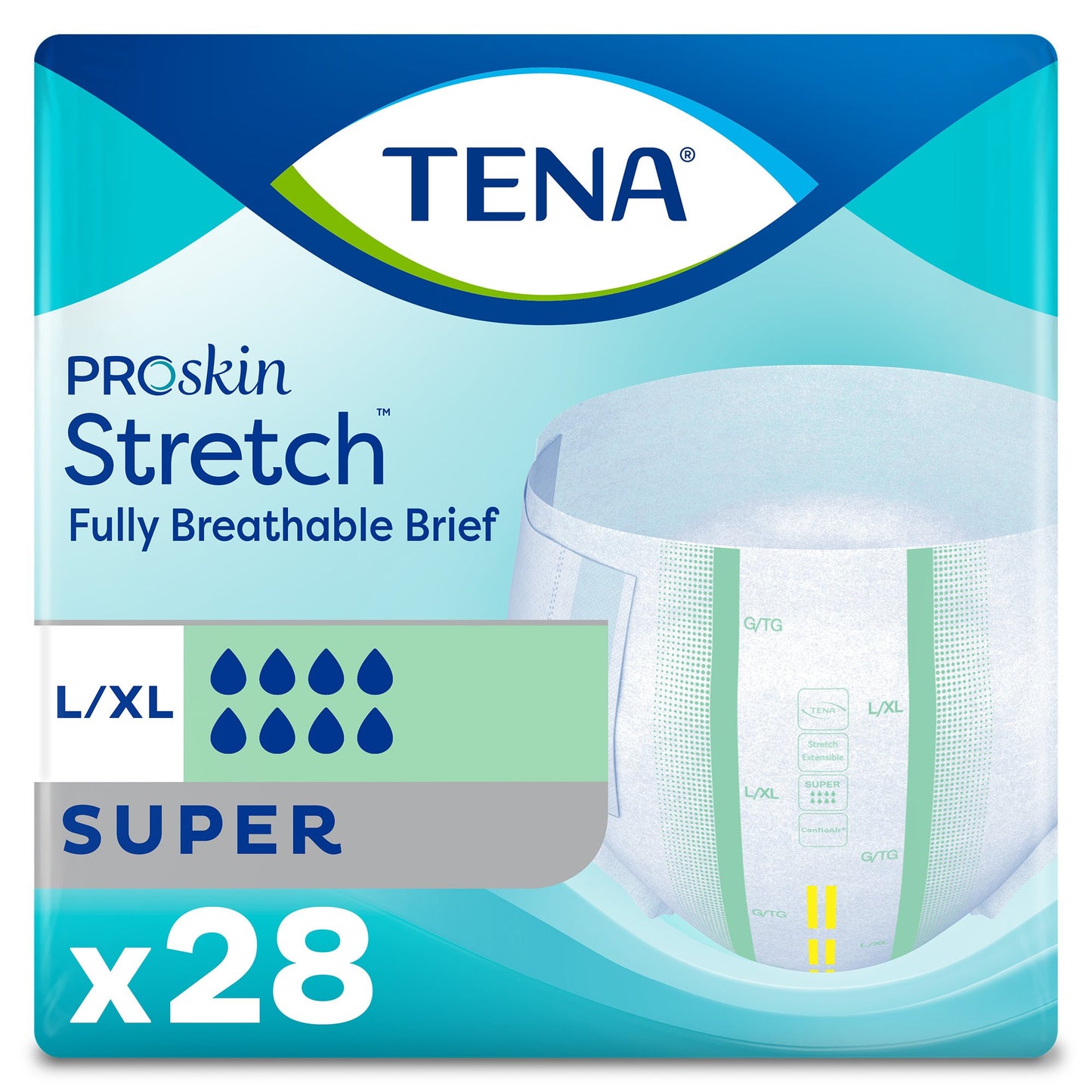 Tena ProSkin Stretch™ Super Incontinence Brief, Large / Extra Large