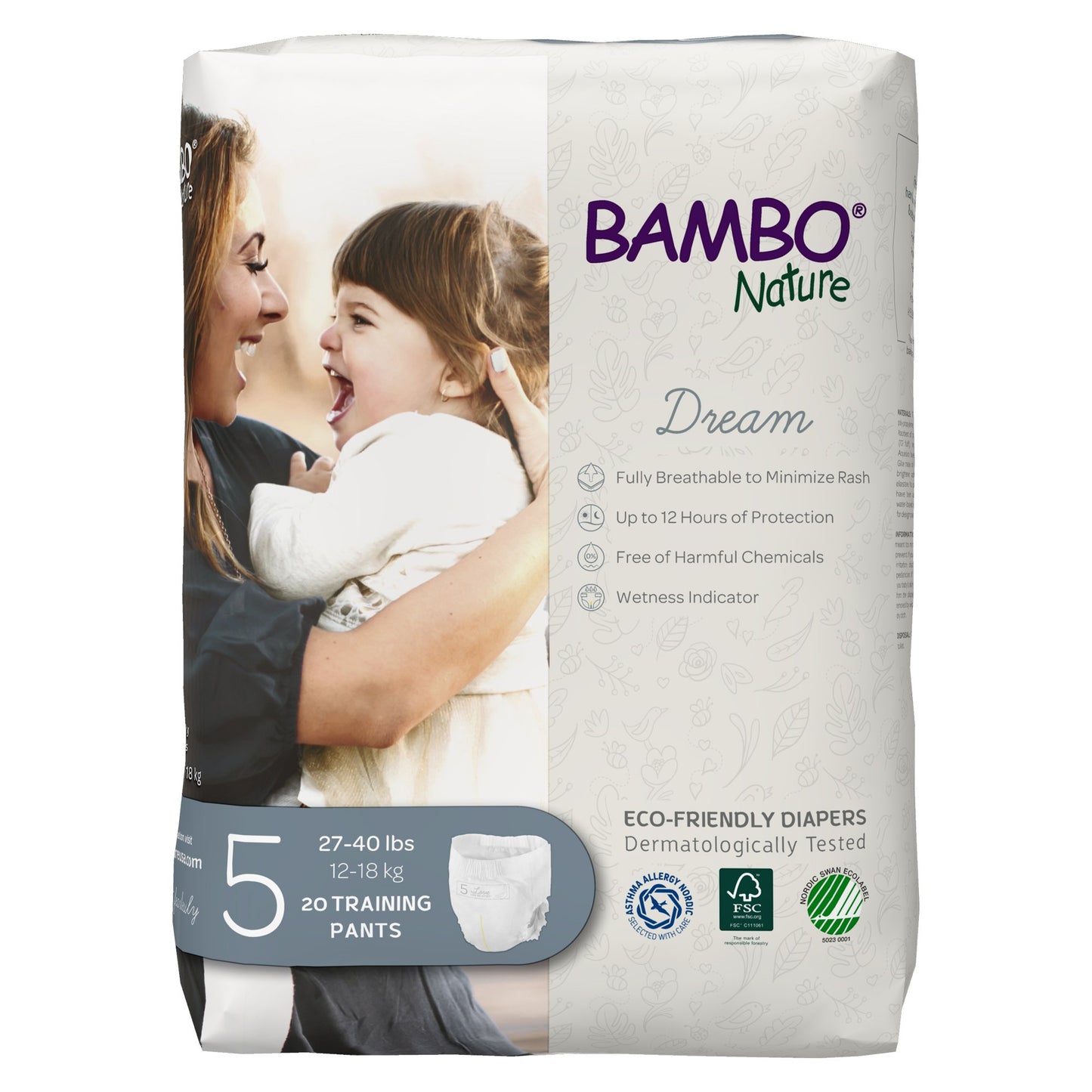 Bambo Nature Dream Training Pants, Size 5