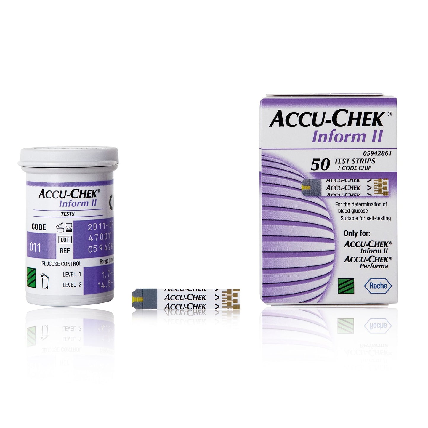 Accu-Chek Inform II Blood Glucose Test Strips