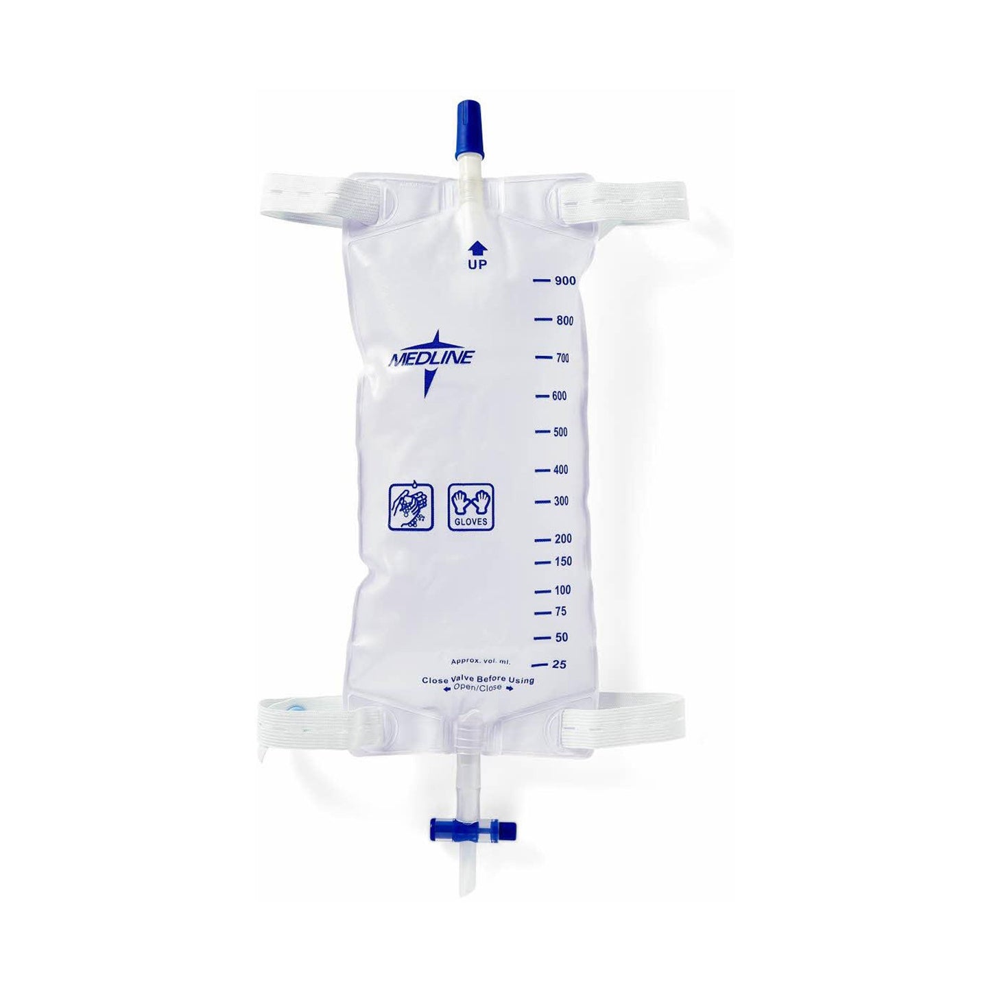 Medline Urinary Leg Bag, 1100 mL