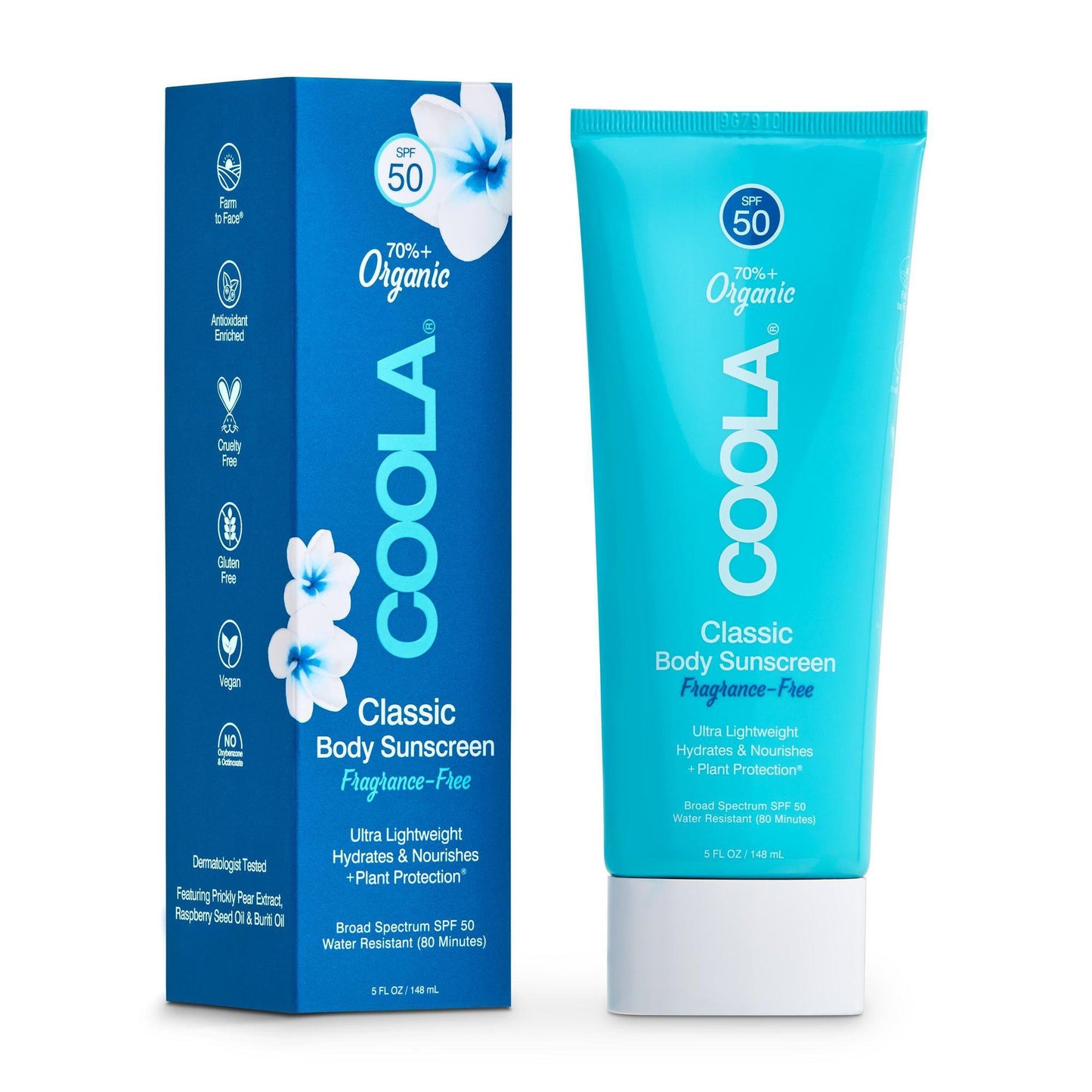 Coola Classic Body Organic SPF 50 Sunscreen Lotion
