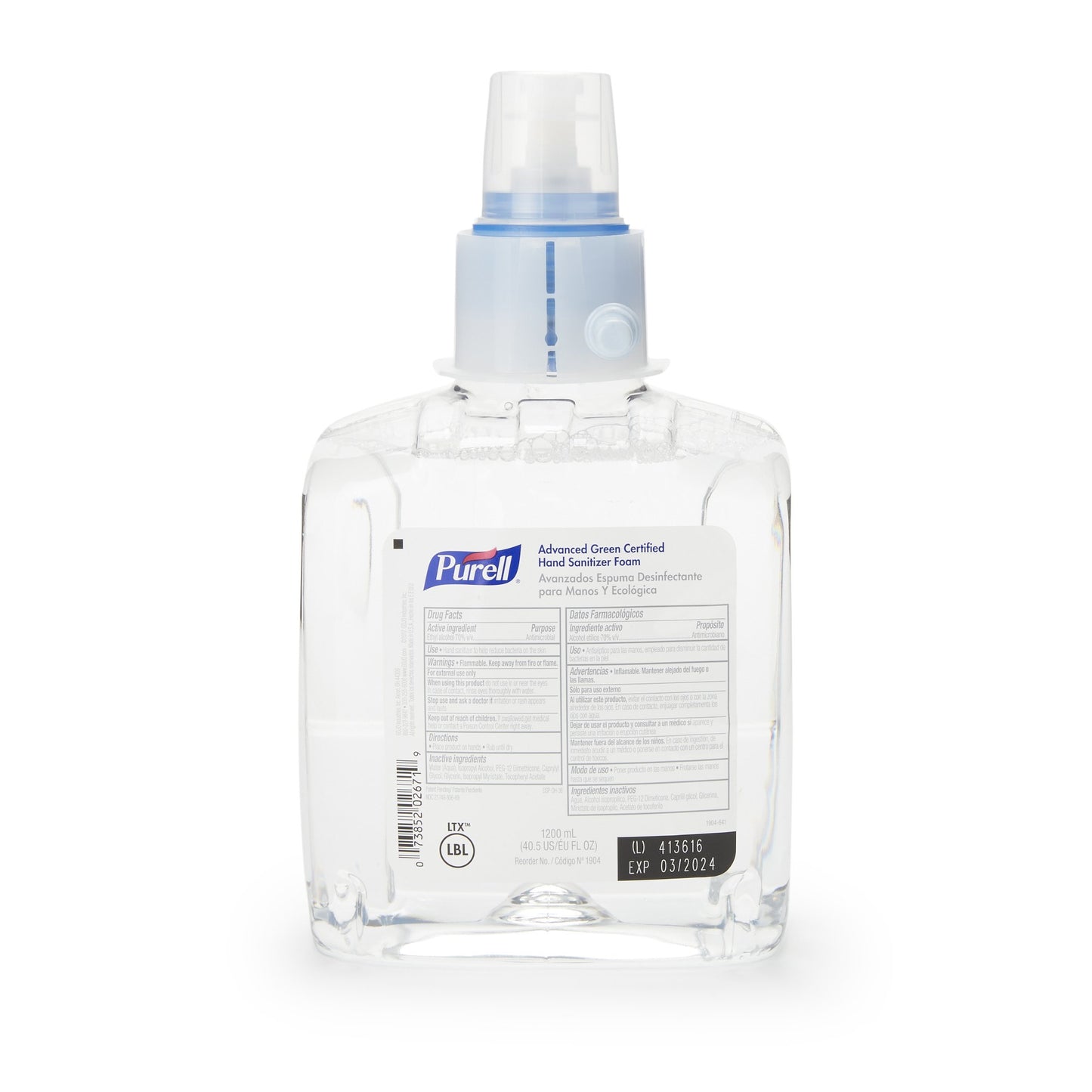 Purell Advanced Foaming Hand Sanitizer 1200 mL Dispenser Refill Bottle