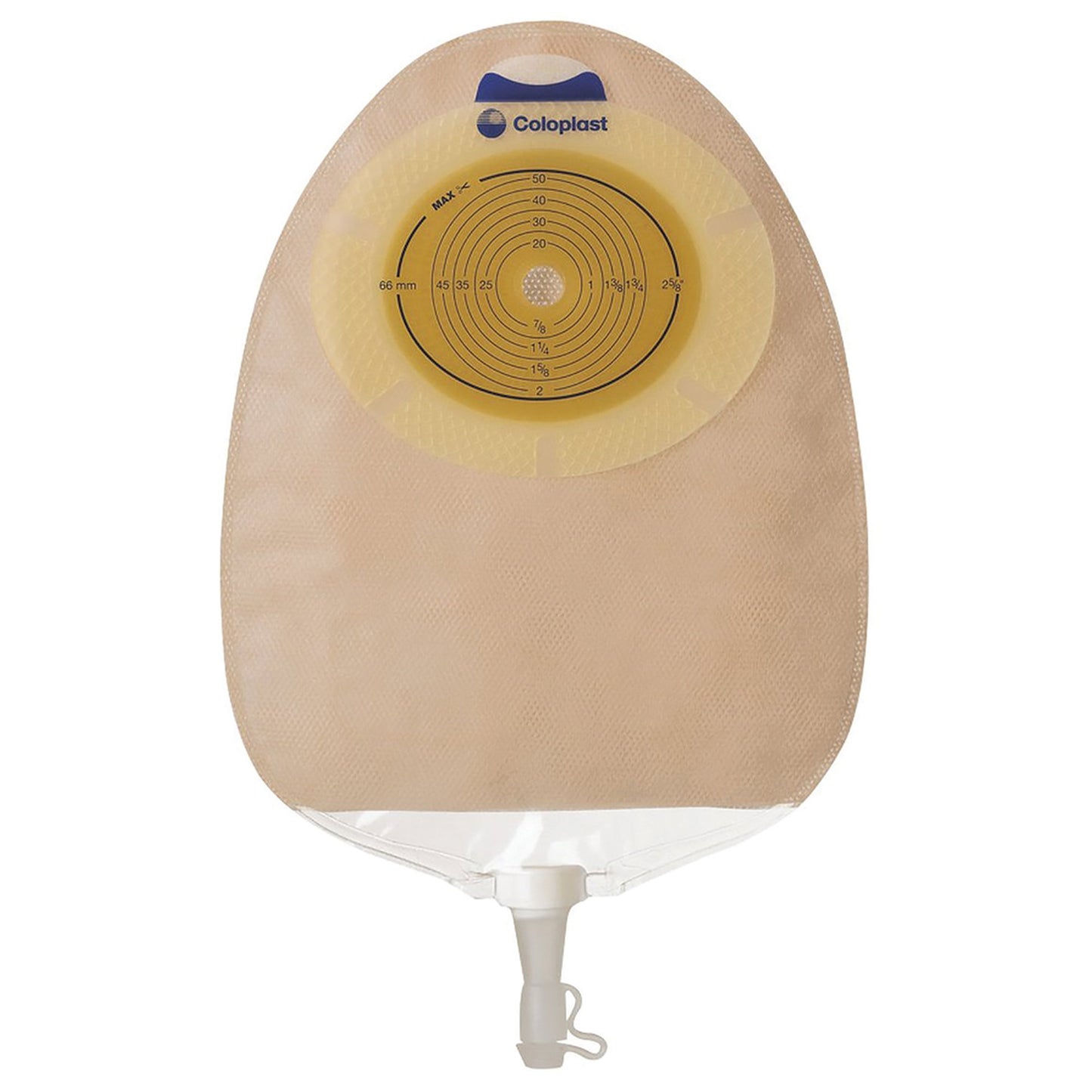 SenSura 1-Piece Transparent Urostomy Pouch, Trim to fit 10 – 76 mm Stomas