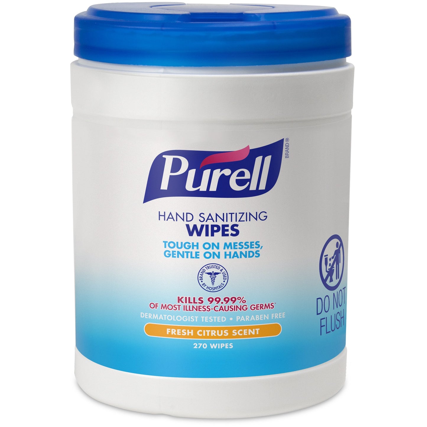 Purell Hand Sanitizing Wipes, 0.13% Strength Benzalkonium Chloride, Canister