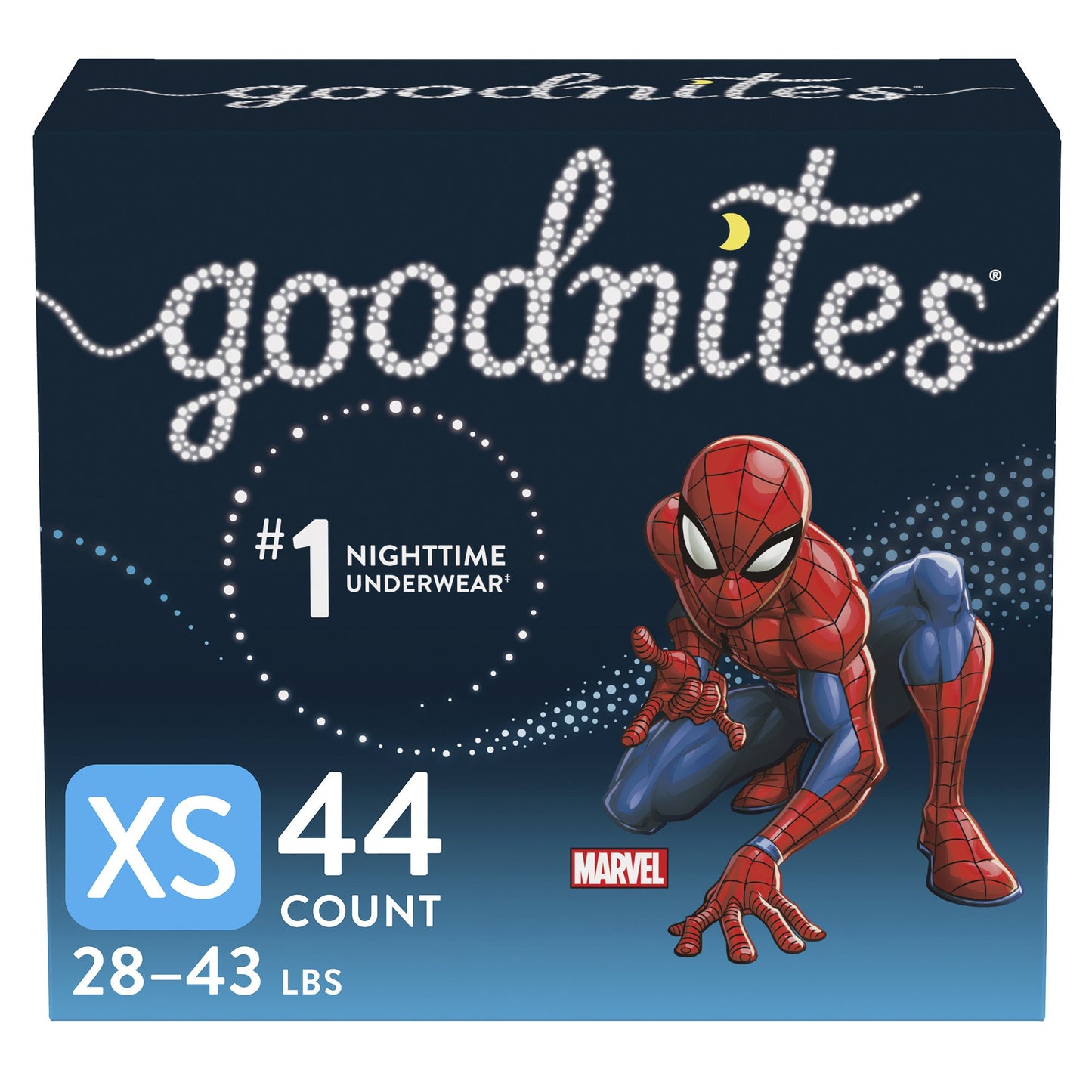 GoodNites Absorbent Underwear for Boys, Extra Small