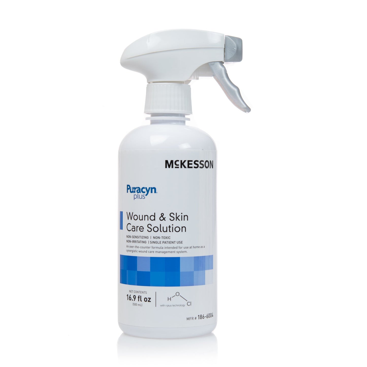 McKesson Puracyn Plus Wound Irrigation Solution, 16.9-ounce Spray Bottle
