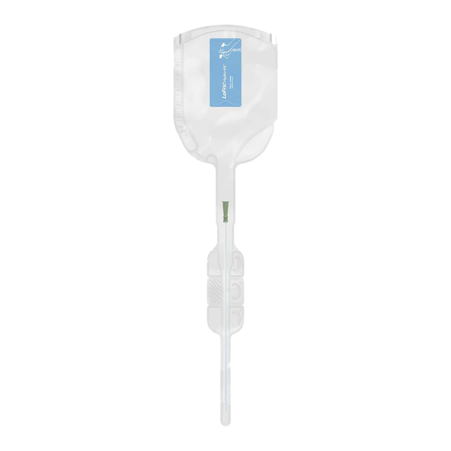 Intermittent Closed System Catheter Tray LoFric Hydro-Kit™ Male / Tiemann Tip 14 Fr. Without Balloon Hydrophilic Coated Polyolefin-Based Elastomer (POBE)