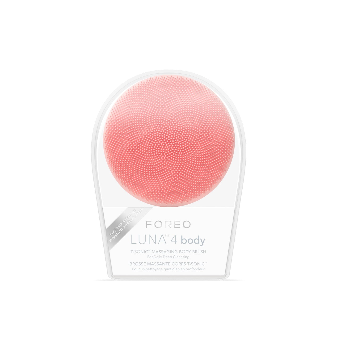 LUNA™ 4 body Massaging Body Brush, Perfect Peach