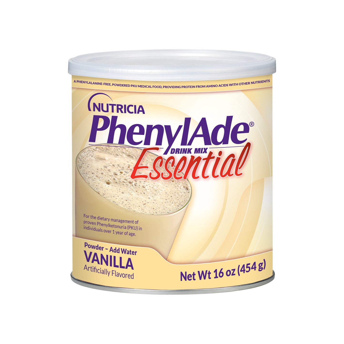Oral Supplement PhenylAde60 Vanilla Flavor Powder 16 oz. / 454 Gram Canister