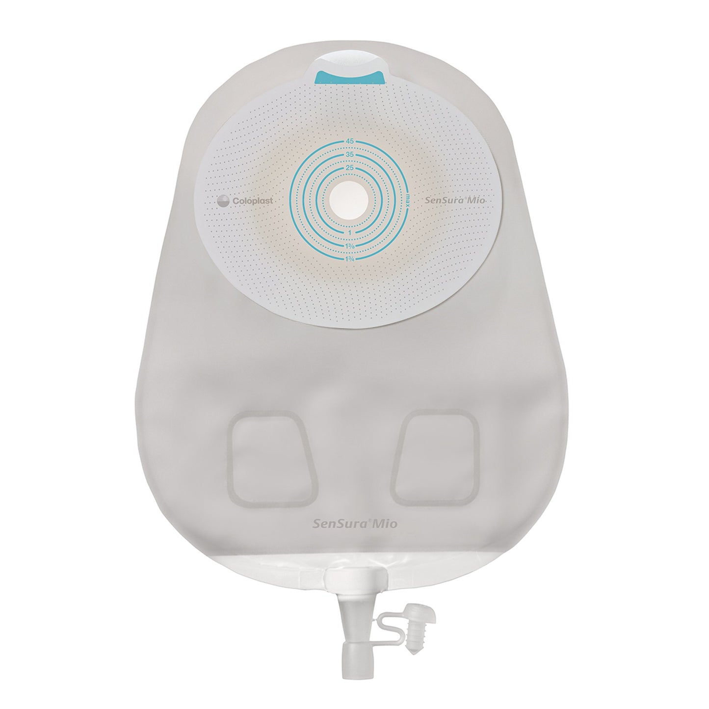 SenSura Mio Flat 1-Piece Transparent Ostomy Pouch, Trim to fit 10 – 45mm Stomas