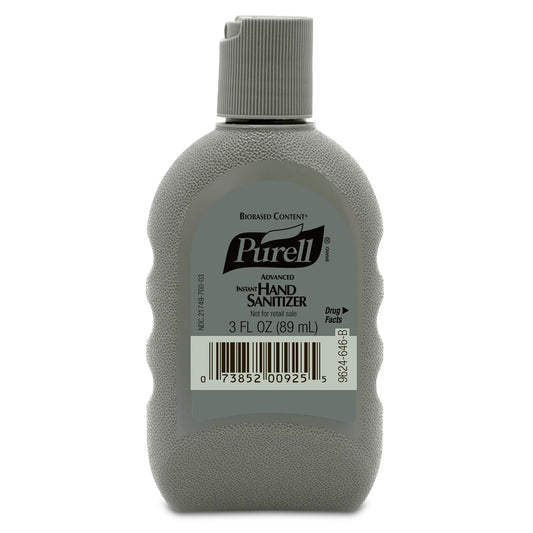 Purell Advanced Instant Hand Sanitizer Biobased Gel, 3-ounce Bottle
