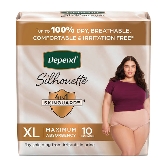 Depend Silhouette Maximum Absorbency Underwear, Extra Large