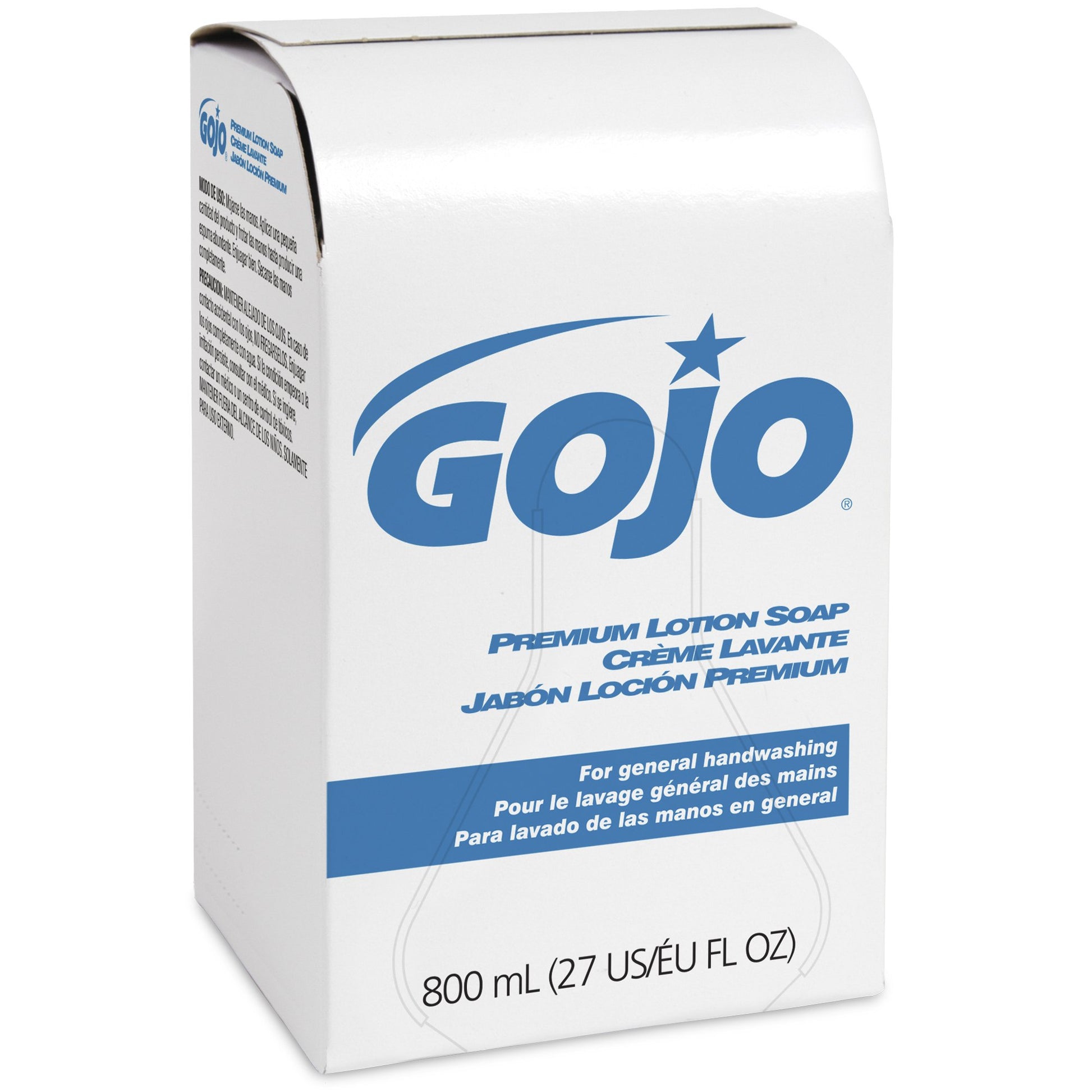 Soap GOJO Premium Lotion 800 mL Dispenser Refill Bag Waterfall Scent