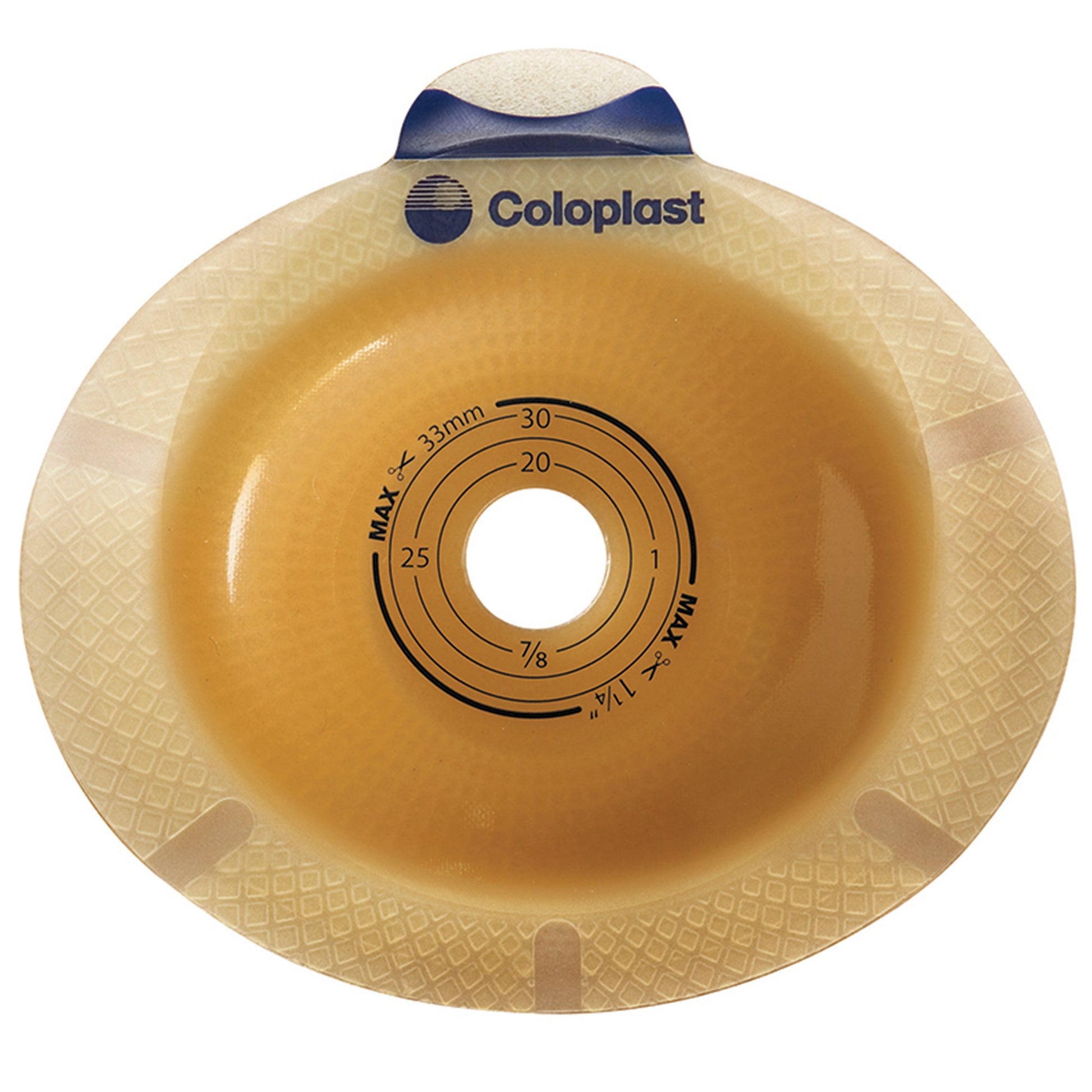SenSura Click Convex Light Ostomy Barrier, Trim to Fit 15 – 33 mm, Red Match