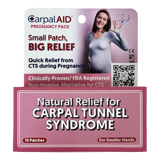 CarpalAid Patch Pregnancy Hand-Based Carpal Tunnel Support, Small