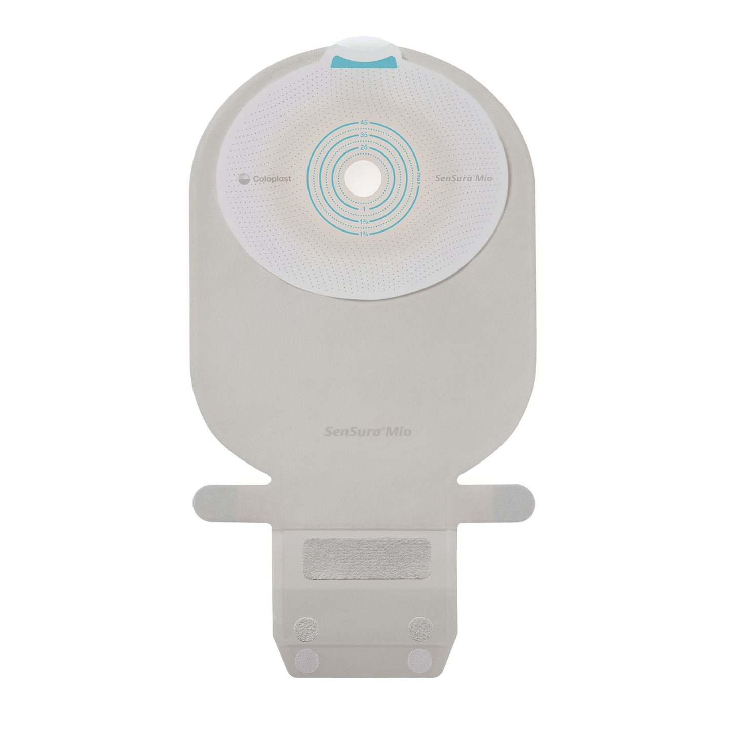 SenSura Mio Flat 1-Piece Transparent Ostomy Pouch, 50 mm Stoma