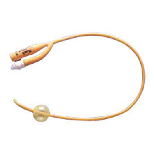 Rusch PureGold Foley Catheter, 14 Fr., 5 cc, Coud