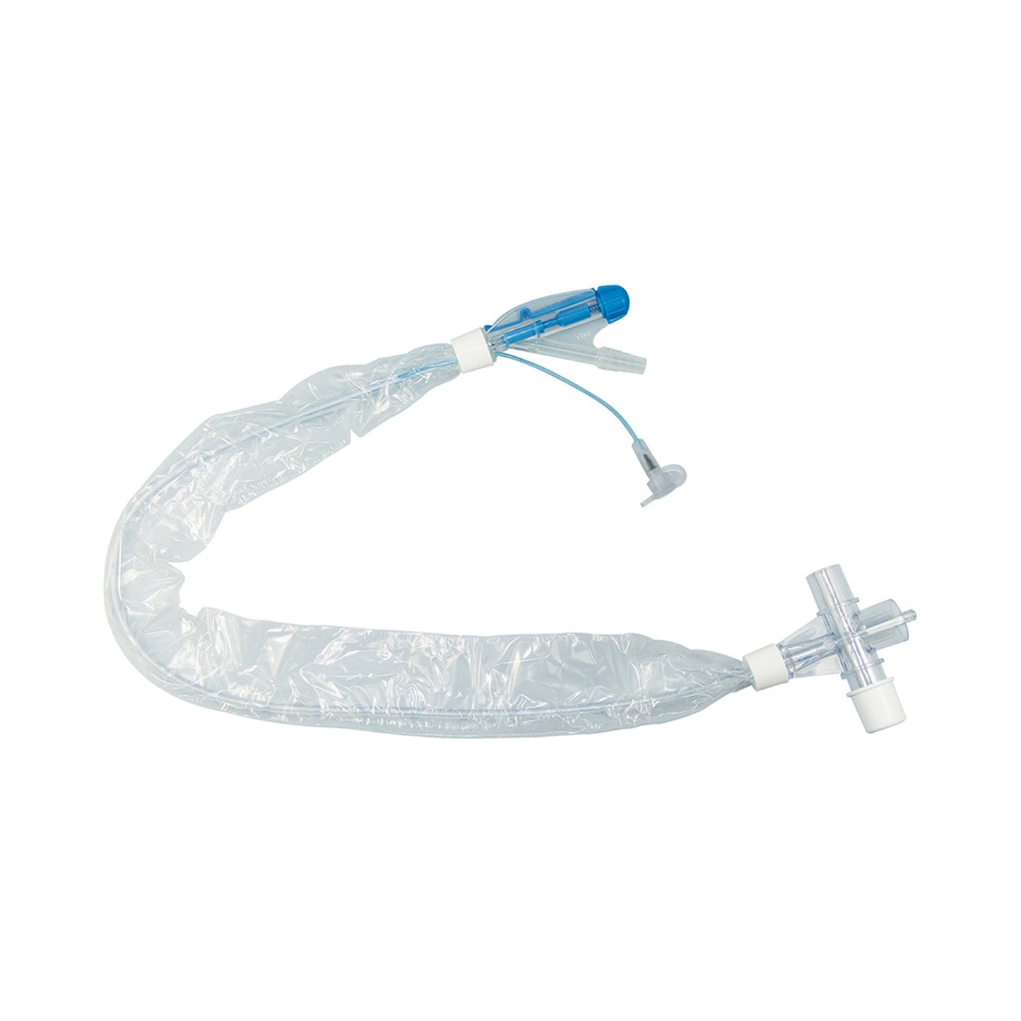 Closed Suction Catheter Portex SuctionPro 72™ Tracheostomy Type T-Piece Style Thumb Valve Vent 12 Fr. Sterile