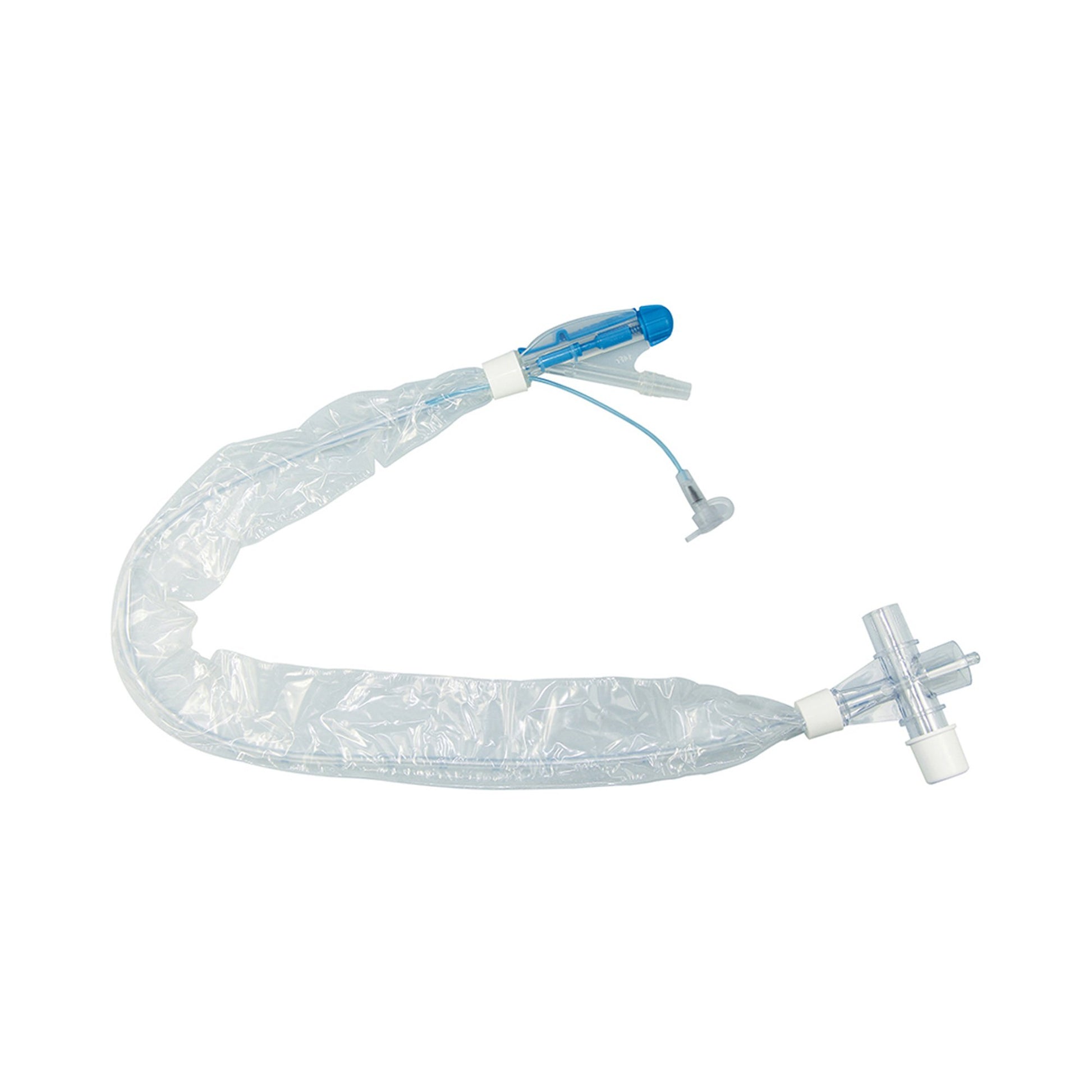 Closed Suction Catheter Portex SuctionPro 72™ Tracheostomy Type T-Piece Style Thumb Valve Vent 12 Fr. Sterile