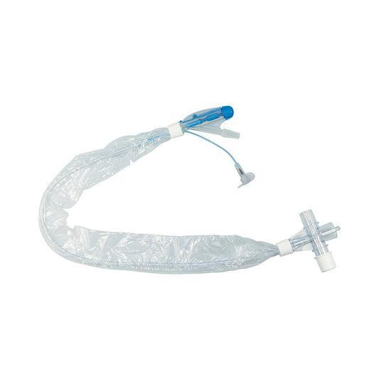 Closed Suction Catheter Portex SuctionPro 72™ Tracheostomy Type T-Piece Style Thumb Valve Vent 12 Fr. Sterile