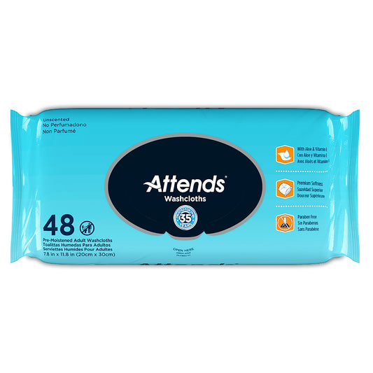 Attends Unscented Personal Cleansing Wipe