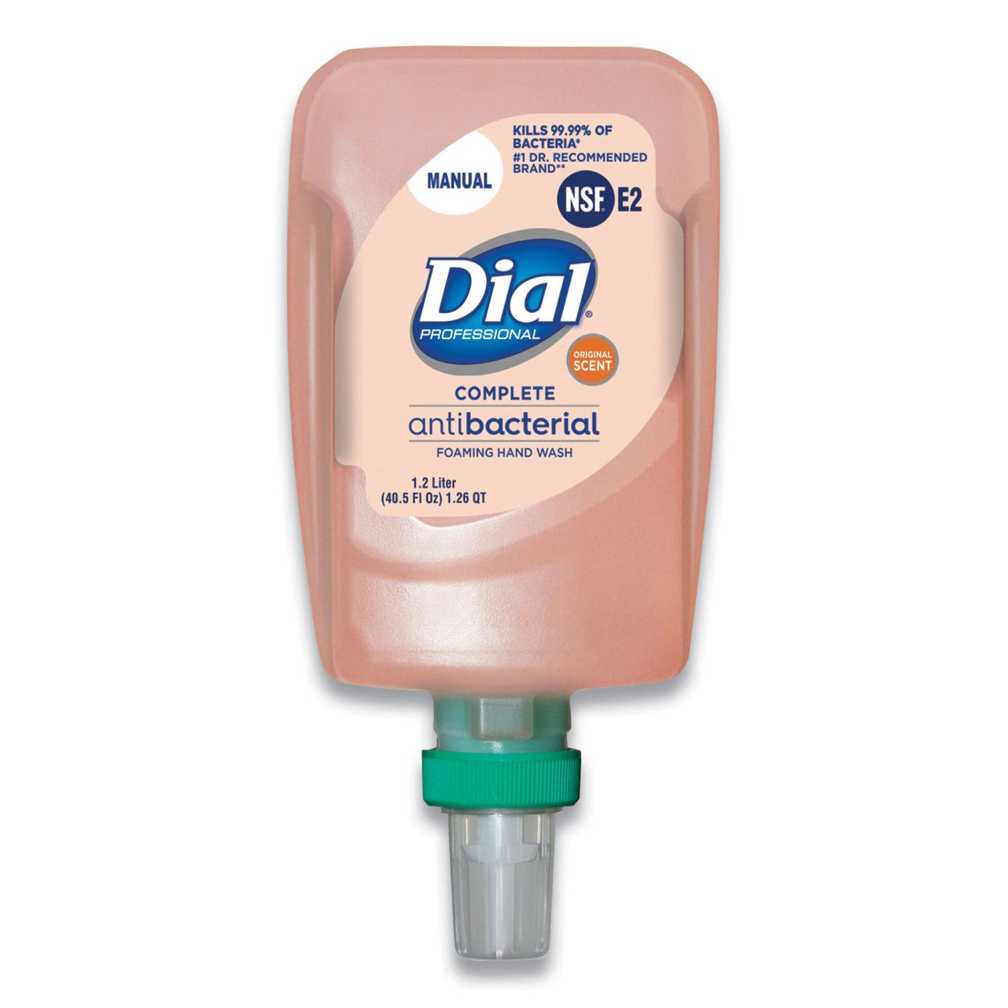 Antibacterial Soap Dial Professional Foaming 1,200 mL Dispenser Refill Bottle Original Scent