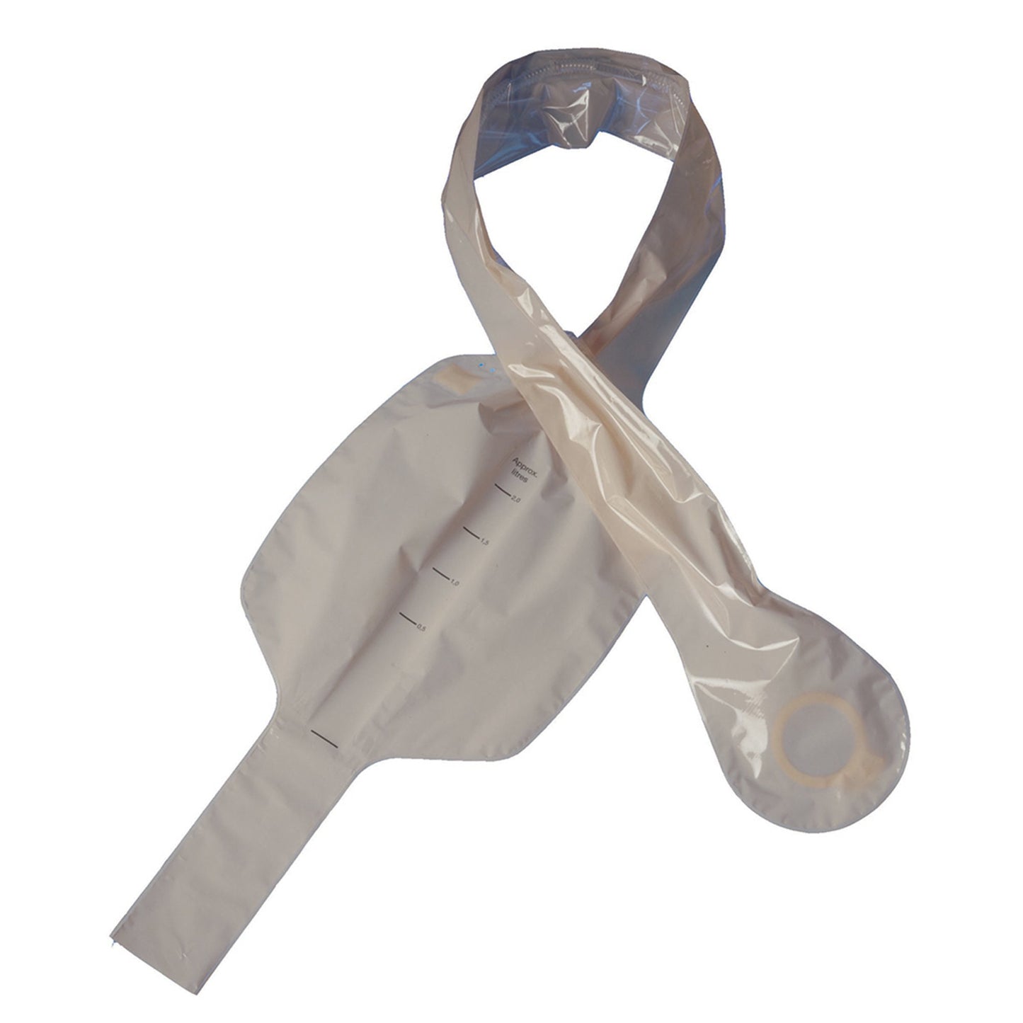 Assura Opaque Ileostomy Pouch, Blue Match