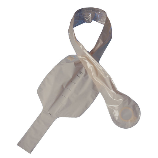 Assura Opaque Ileostomy Pouch, Blue Match