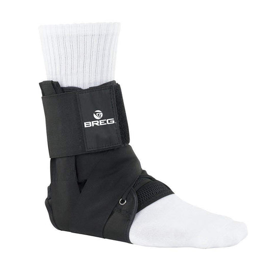 Ankle Support Breg Large Figure-8 Strap / Lace-Up Closure Left / Right Foot