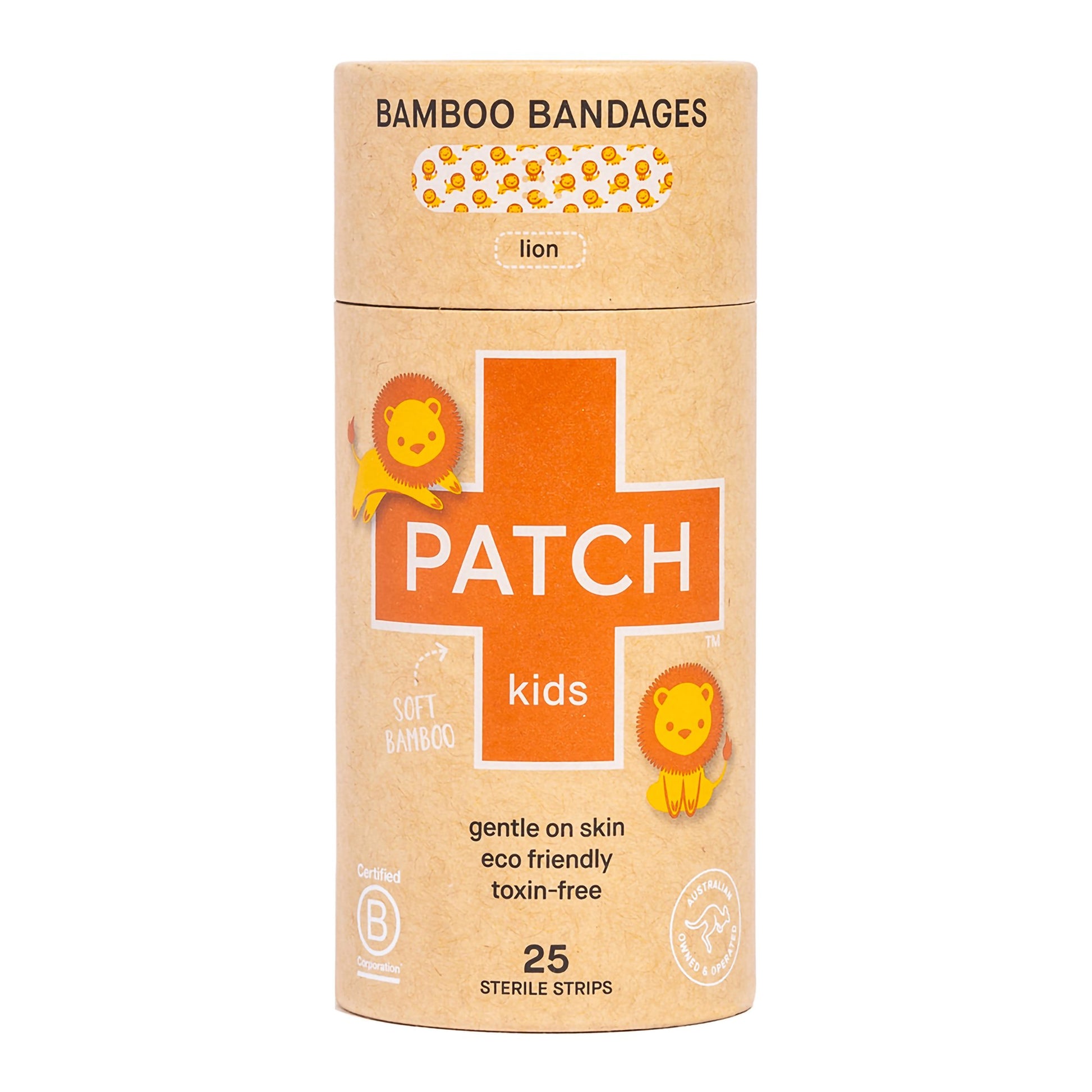 Patch™ Kids (Lion Design) Adhesive Strip, 3/4 x 3 Inch