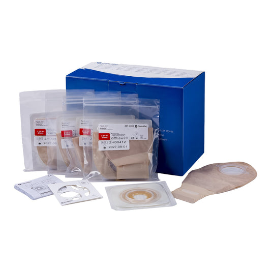 Ostomy Pouch Natura One-Piece System Mold to Fit 2-1/4 Inch Stoma Drainable
