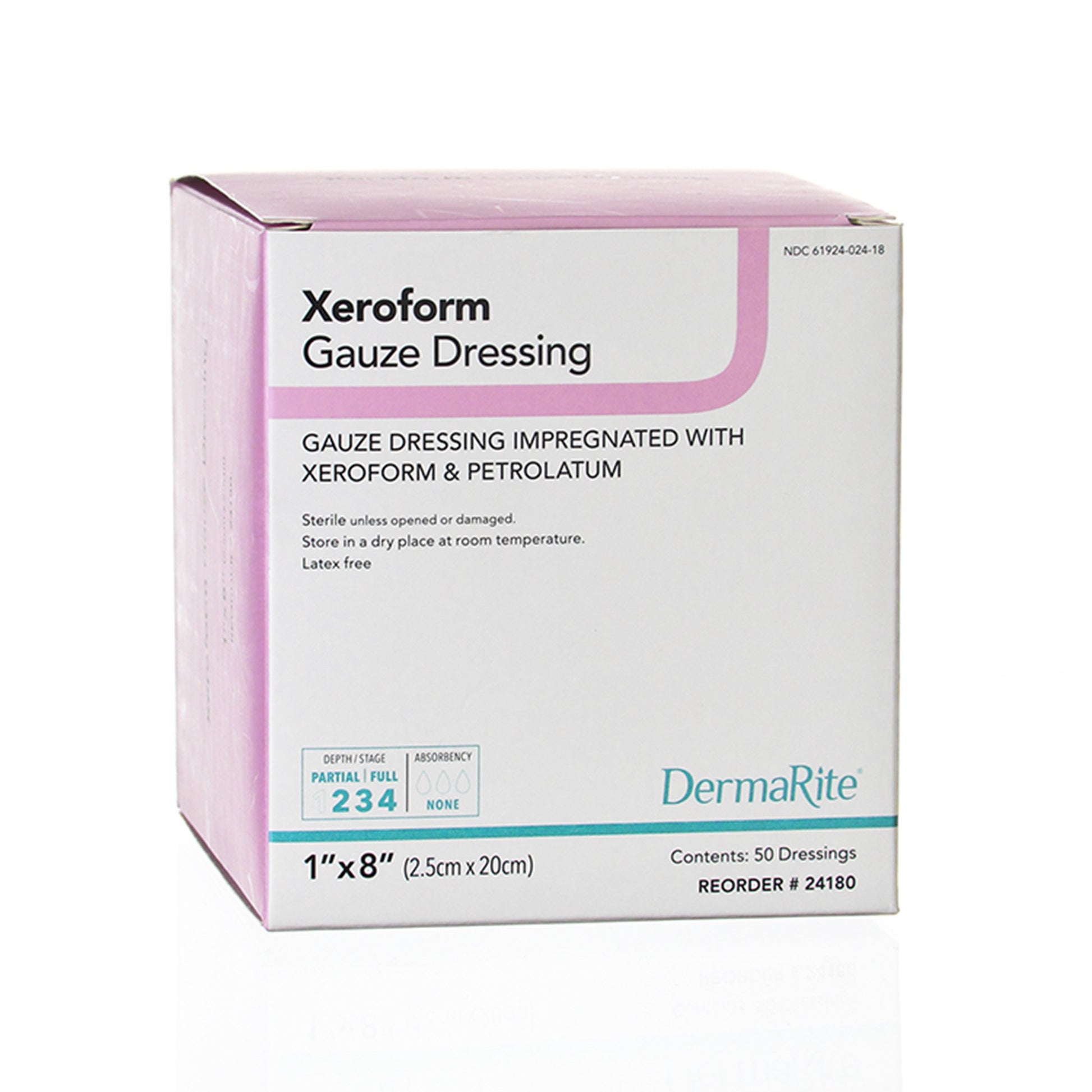 Xeroform™ Petrolatum Impregnated Dressing, 1 x 8 Inch