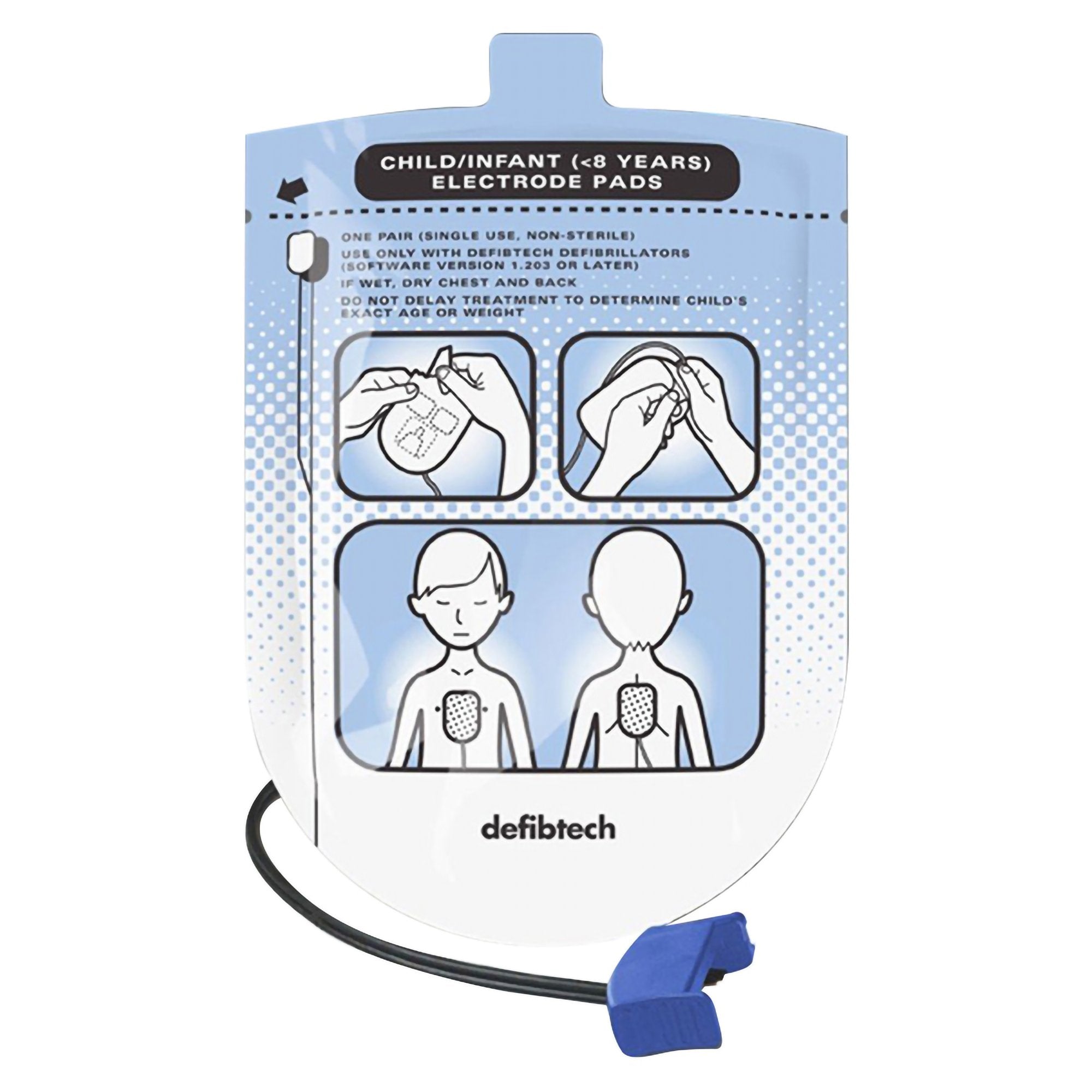 AED Defibrillator Pad Plug Connector Pediatric – SurfMed