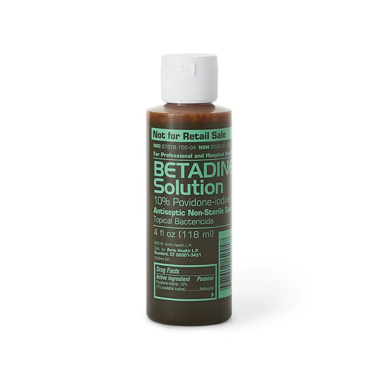 Skin Prep Solution Betadine 4 oz. Bottle 10% Strength Povidone-Iodine NonSterile