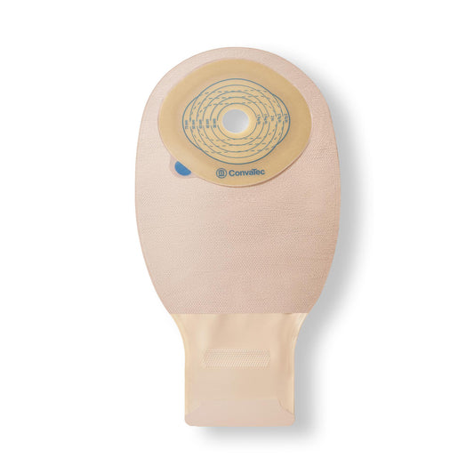 Ostomy Pouch Esteem One-Piece System 12 Inch Length Drainable