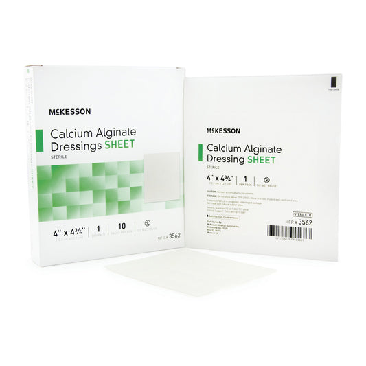 McKesson Calcium Alginate Dressing, 4 x 4 inch